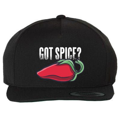 Got Spice? Wool Snapback Cap