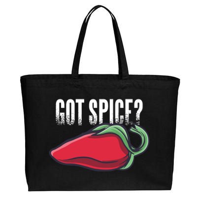 Got Spice? Cotton Canvas Jumbo Tote