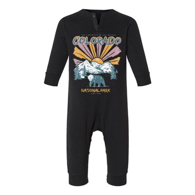 Greatest Of The World Colorado National Park Since 1990 Infant Fleece One Piece