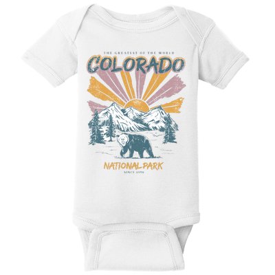 Greatest Of The World Colorado National Park Since 1990 Baby Bodysuit