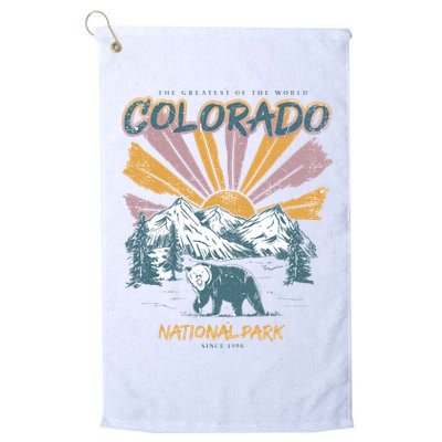 Greatest Of The World Colorado National Park Since 1990 Golf Towel