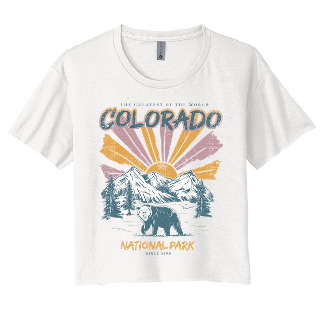 Greatest Of The World Colorado National Park Since 1990 Crop Top
