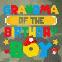 Grandma Of The Birthday Boy Game Gaming Family Matching Legacy Tie Dye Trucker Hat