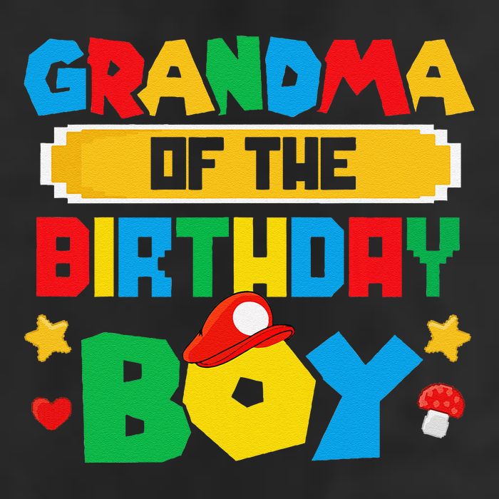 Grandma Of The Birthday Boy Game Gaming Family Matching Adult Drive Performance Visor