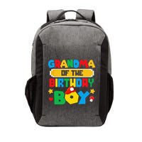 Grandma Of The Birthday Boy Game Gaming Family Matching Vector Backpack