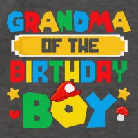 Grandma Of The Birthday Boy Game Gaming Family Matching Vector Backpack