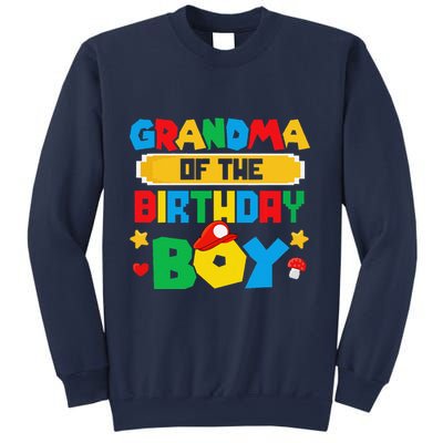 Grandma Of The Birthday Boy Game Gaming Family Matching Sweatshirt