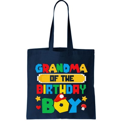 Grandma Of The Birthday Boy Game Gaming Family Matching Bag