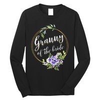 Granny Of The Bride Wedding Bridal Shower Granny Matching Long Sleeve Shirt