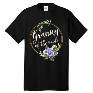 Granny Of The Bride Wedding Bridal Shower Granny Matching Tall T-Shirt