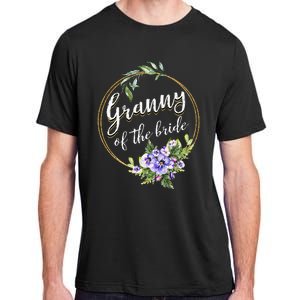 Granny Of The Bride Wedding Bridal Shower Granny Matching Adult ChromaSoft Performance T-Shirt