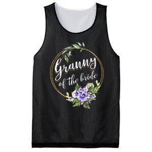 Granny Of The Bride Wedding Bridal Shower Granny Matching Mesh Reversible Basketball Jersey Tank