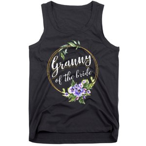 Granny Of The Bride Wedding Bridal Shower Granny Matching Tank Top