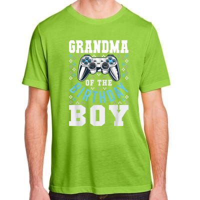 Grandma Of The Birthday Boy Matching Video Gamer Birthday Adult ChromaSoft Performance T-Shirt