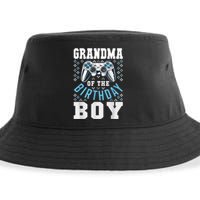 Grandma Of The Birthday Boy Matching Video Gamer Birthday Sustainable Bucket Hat