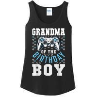 Grandma Of The Birthday Boy Matching Video Gamer Birthday Ladies Essential Tank