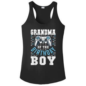 Grandma Of The Birthday Boy Matching Video Gamer Birthday Ladies PosiCharge Competitor Racerback Tank