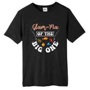 GlamMa Of The Big One Fishing Birthday Party Bday Tall Fusion ChromaSoft Performance T-Shirt