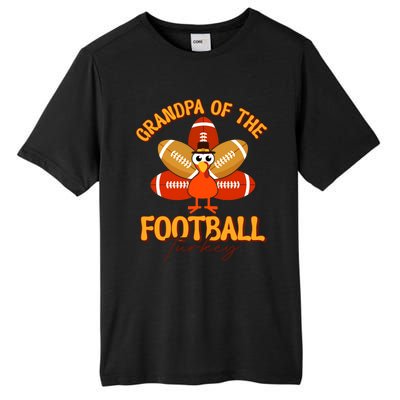 Grandpa Of The Football Turkey Happy Thanksgiving Family Meaningful Gift Tall Fusion ChromaSoft Performance T-Shirt