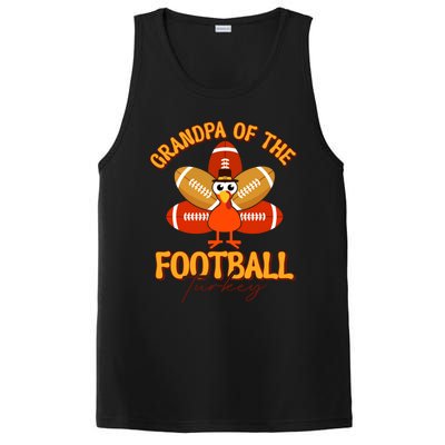 Grandpa Of The Football Turkey Happy Thanksgiving Family Meaningful Gift PosiCharge Competitor Tank