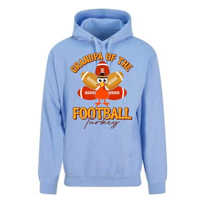 Grandpa Of The Football Turkey Happy Thanksgiving Family Meaningful Gift Unisex Surf Hoodie