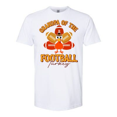 Grandpa Of The Football Turkey Happy Thanksgiving Family Meaningful Gift Softstyle CVC T-Shirt