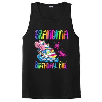 Grandma Of The Birthday Girl Rolling Skate Family Party PosiCharge Competitor Tank