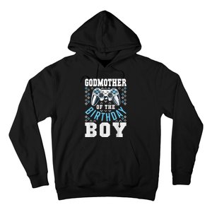 Godmother Of The Birthday Boy Matching Video Gamer Birthday Hoodie