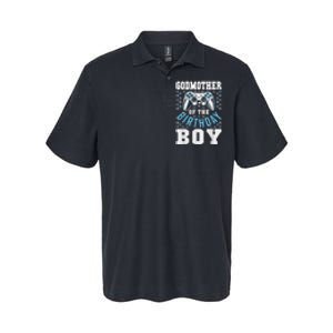 Godmother Of The Birthday Boy Matching Video Gamer Birthday Softstyle Adult Sport Polo