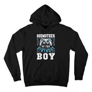 Godmother Of The Birthday Boy Matching Video Gamer Birthday Tall Hoodie