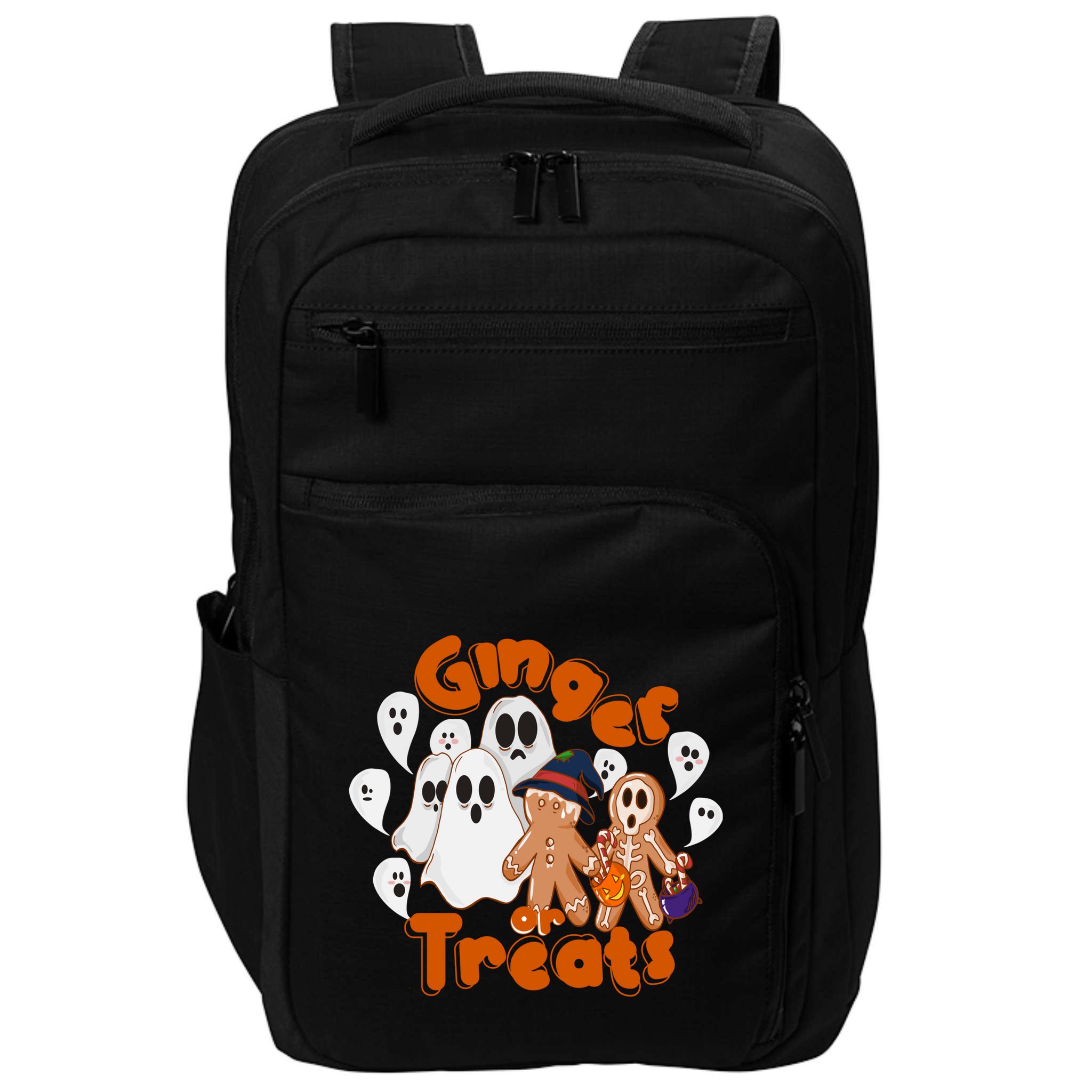 Ginger Or Treats Funny Scary Ginger Halloween Impact Tech Backpack
