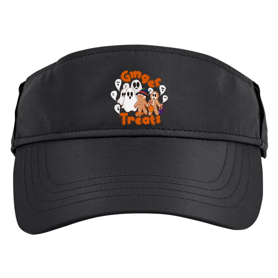 Ginger Or Treats Funny Scary Ginger Halloween Adult Drive Performance Visor