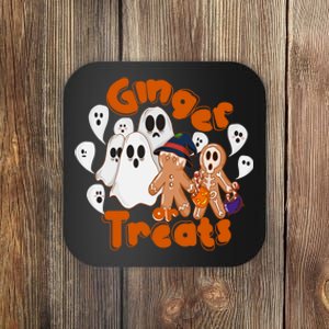 Ginger Or Treats Funny Scary Ginger Halloween Coaster