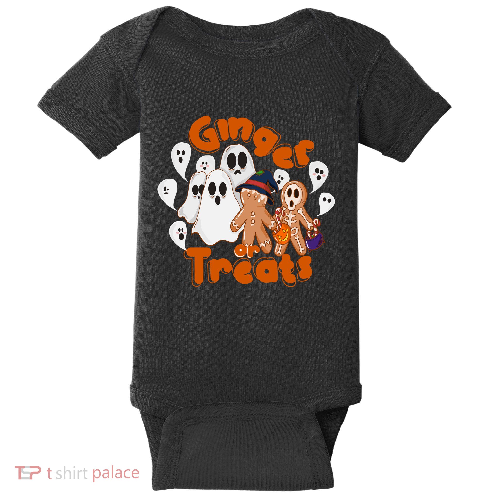 Ginger Or Treats Funny Scary Ginger Halloween Baby Bodysuit