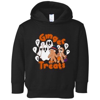 Ginger Or Treats Funny Scary Ginger Halloween Toddler Hoodie