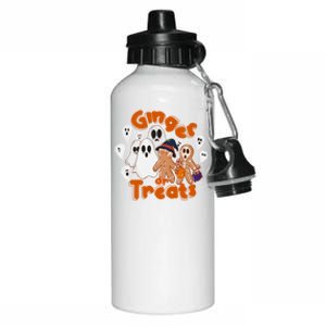 Ginger Or Treats Funny Scary Ginger Halloween Aluminum Water Bottle