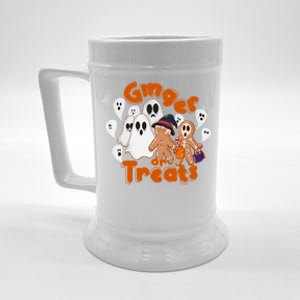 Ginger Or Treats Funny Scary Ginger Halloween Beer Stein