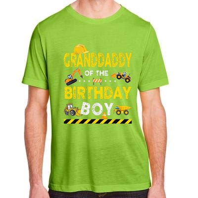 Granddaddy Of The Birthday Boy Construction Worker Birthday Adult ChromaSoft Performance T-Shirt