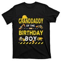 Granddaddy Of The Birthday Boy Construction Worker Birthday T-Shirt