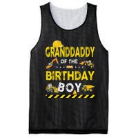 Granddaddy Of The Birthday Boy Construction Worker Birthday Mesh Reversible Basketball Jersey Tank