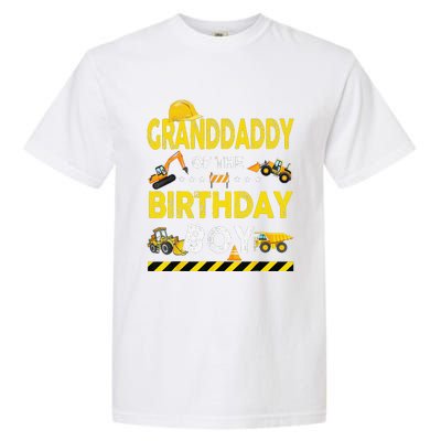 Granddaddy Of The Birthday Boy Construction Worker Birthday Garment-Dyed Heavyweight T-Shirt