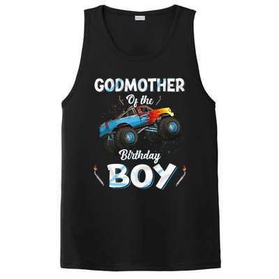 Godmother Of The Birthday Boy Monster Truck Bday PosiCharge Competitor Tank