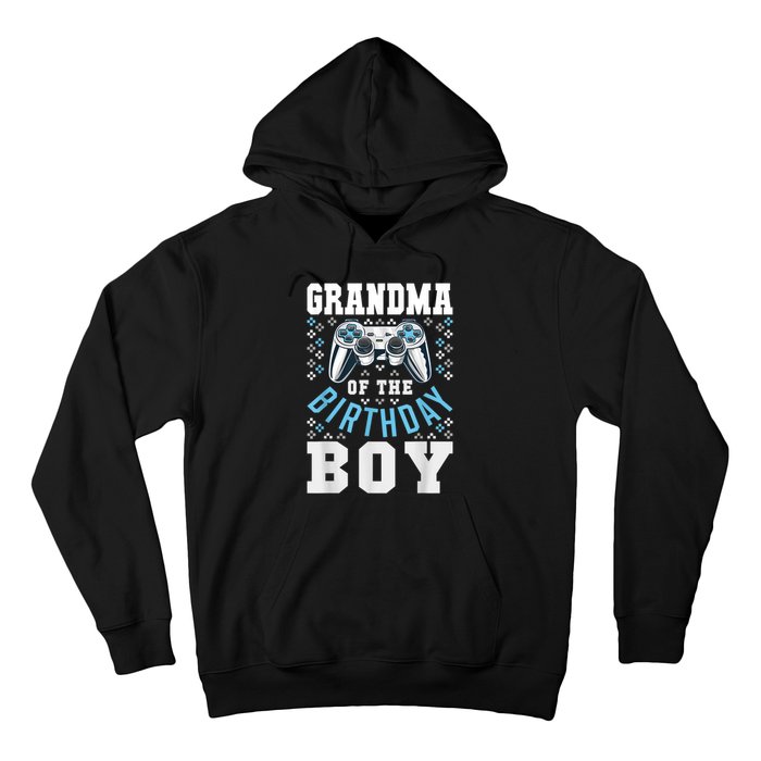 Grandma Of The Birthday Boy Matching Video Gamer Birthday Hoodie