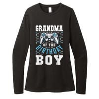 Grandma Of The Birthday Boy Matching Video Gamer Birthday Womens CVC Long Sleeve Shirt