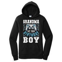 Grandma Of The Birthday Boy Matching Video Gamer Birthday Women's Pullover Hoodie