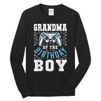 Grandma Of The Birthday Boy Matching Video Gamer Birthday Tall Long Sleeve T-Shirt