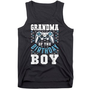 Grandma Of The Birthday Boy Matching Video Gamer Birthday Tank Top