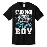 Grandma Of The Birthday Boy Matching Video Gamer Birthday Kids T-Shirt