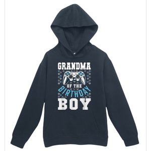 Grandma Of The Birthday Boy Matching Video Gamer Birthday Urban Pullover Hoodie