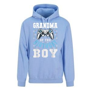 Grandma Of The Birthday Boy Matching Video Gamer Birthday Unisex Surf Hoodie